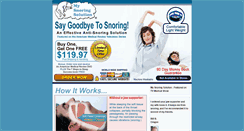 Desktop Screenshot of mysnoringsolutions.com